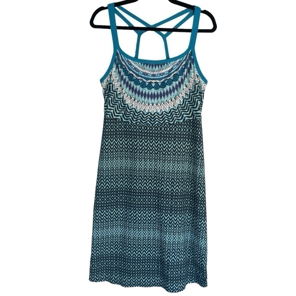 Prana Cora Dress Size Peri Sol Athleisure Tennis Activewear Tennis Dress